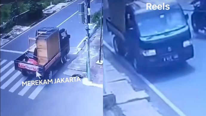 Mobil Pikap di Lenteng Agung