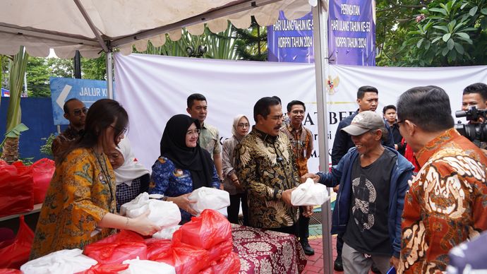 Kementerian Imigrasi dan Pemasyarakatan Gelar Bakti Sosial