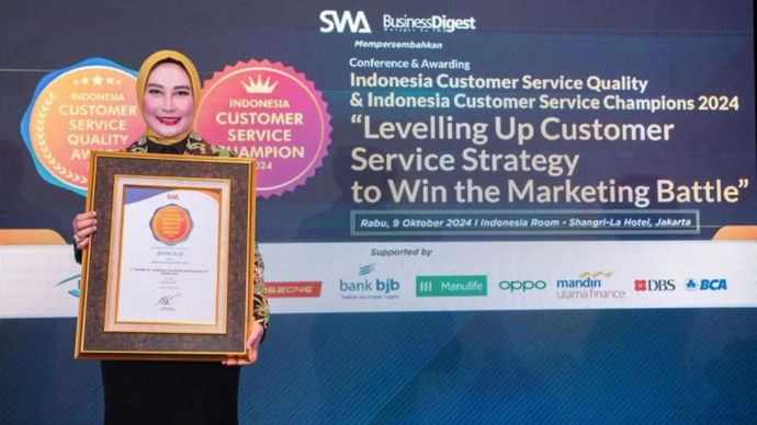 Bank BJB baru saja meraih penghargaan Indonesia Customer Service Quality (ICSQ) Award 2024.