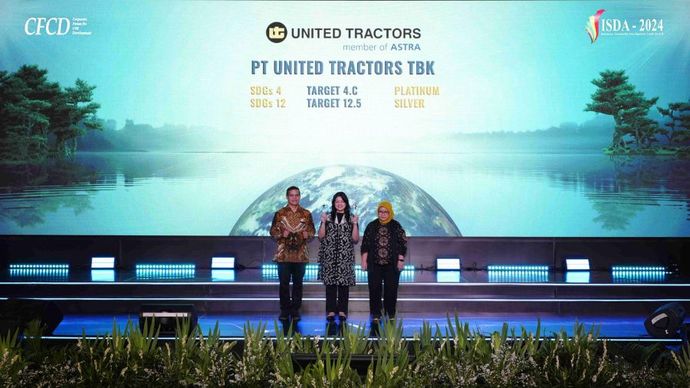 United Tractors Group Raih Penghargaan Bergengsi di ISDA 2024. <b>(Dok.Istimewa)</b>