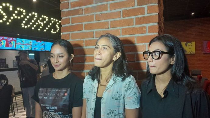 Pemain film Women from Rote Island <b>(NTVNews.id/ Adiansyah)</b>