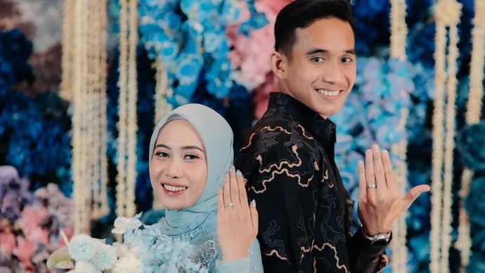 Sendy Aulia dan Rizky Ridho Ramadhani.