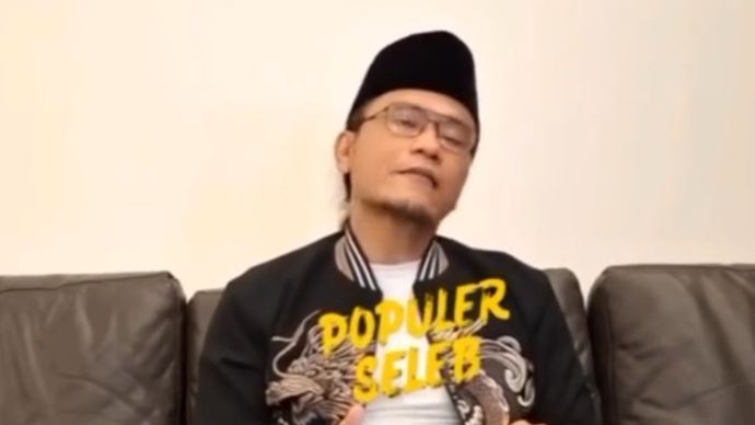 Gus Miftah menyampaikan permohonan maaf atas ucapannya ke penjual es keliling. (Tangkapan layar) 