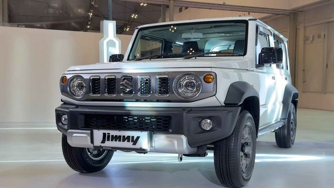 Suzuki Jimny 5-Door White Rhino Edition. (Foto: Adiantoro/NTV)