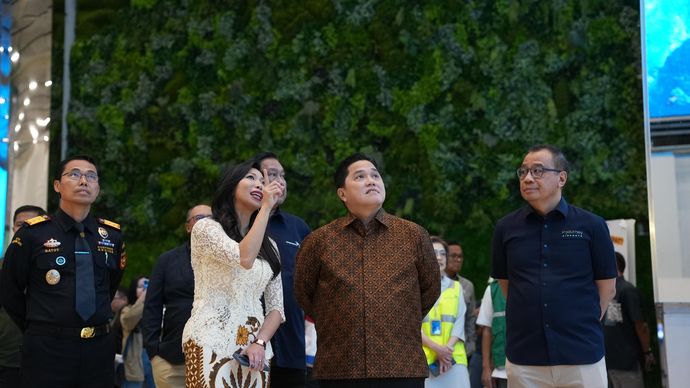 Meenteri BUMN Erick Thohir ungkap Bandara Soekarno-Hatta diproyeksikan melayani hingga 170 ribu penumpang per hari selama puncak libur Nataru/