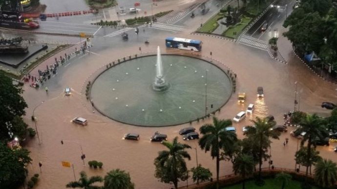 Banjir Jakarta. (Antara) 