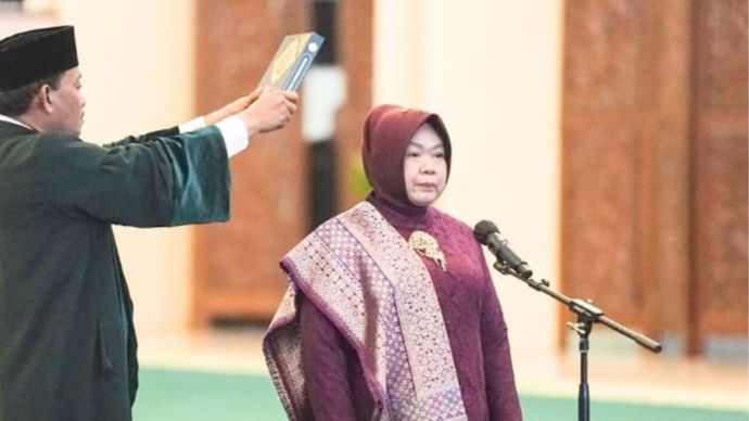 pelantikan Siti Fauziah