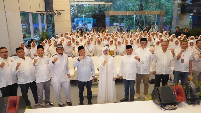 PT Permodalan Nasional Madani (PNM) kembali berangkatkan nasabah PNM Mekaar terbaik untuk menunaikan ibadah umrah.