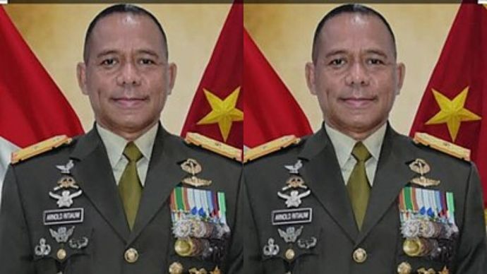 Mayjen TNI Arnold Aristoteles Paplapna Ritiauw.