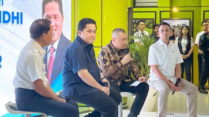 Erick Thohir, Dudy Purwagandhi, Raffi Ahmad <b>(Instagram )</b>