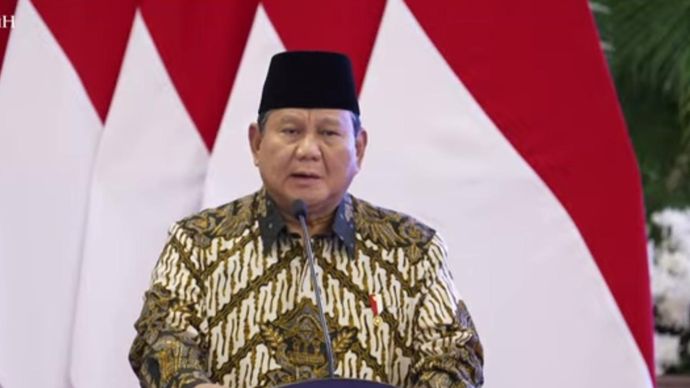 Presiden Prabowo Subianto meminta seluruh masyarakat Indonesia agar tetap waspada dalam di tengah situasi geopolitik yang terus memanas/Ist