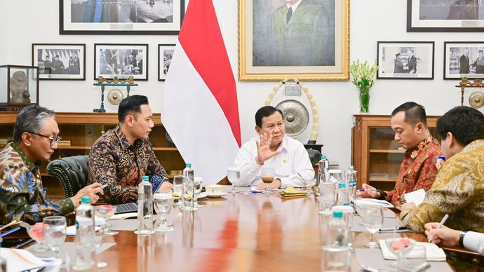 AHY lakukan pertemuan dengan Prabowo