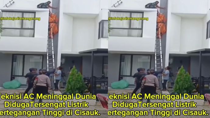 Teknisi AC tewas mengenaskan