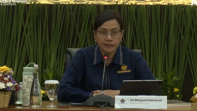 Menteri Keuangan (Menkeu) Sri Mulyani Indrawati dalam konferensi pers APBN KiTa edisi Desember 2024, di Jakarta, Rabu (11/12/2024)