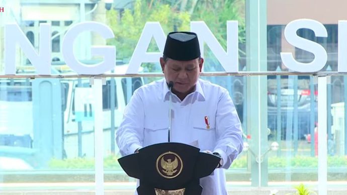 Prabowo Subianto Resmikan Jembatan Silaturhmi Masjid Istiqlal-Katedral