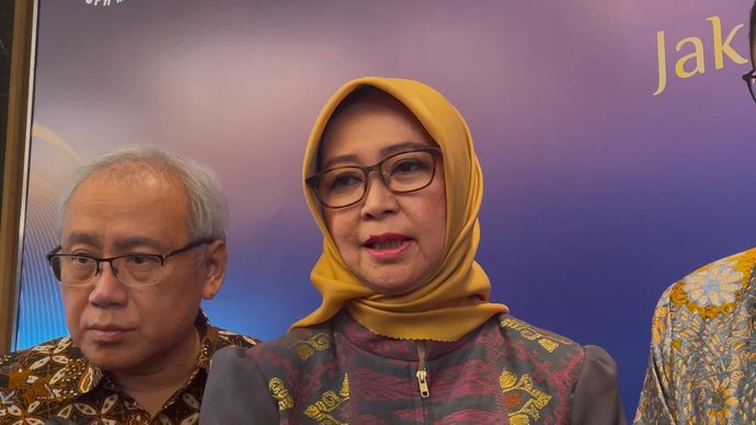 Kepala badan Pengatur Hilir Minyak dan Gas Bumi (BPH Migas) Erika Retnowati buka suara soal rencana pemerintah masukan ojol dalam kriteria penerima BBM subsidi (Ntvnews.id-Muslimin Trisyuliono).