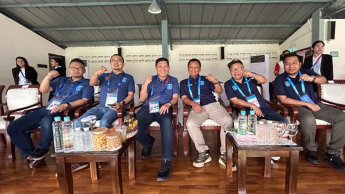 Direktur NT Corp Tommy William Tampubolon dan Don Bosco hadir di Pembukaan Liga Nusantara musim 2024/2025 kemarin <b>(DOKUMENTASI)</b>