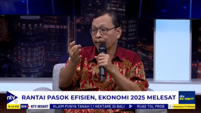 Pakar Industri Kelapa Sawit/Presdir PT Cahaya Wiguna Solusi, Posma Sinurat dalam acara diskusi NTV Insight di Nusantara TV/tangkapan layar NTV