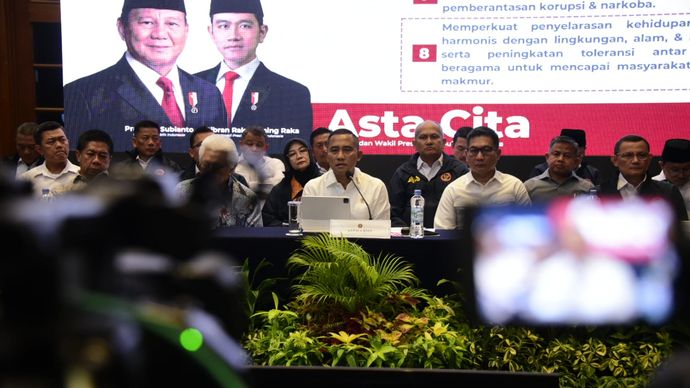 konferensi pers akhir tahun BNPT <b>(Dok. NTVNews.id)</b>