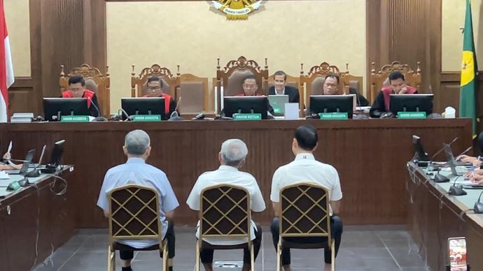 Sidang vonis terdakwa korupsi pengelolaan timah, Harvey Moeis dkk. 