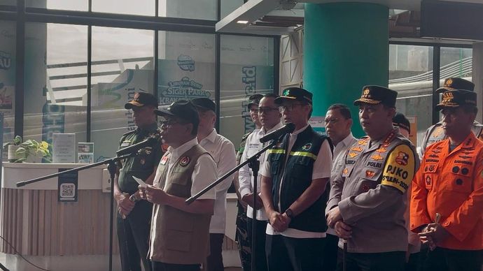 Menteri Koordinator Bidang Pembangunan Manusia dan Kebudayaan (Menko PMK) Pratikno menyampaikan, situasi terkini libur Natal 2024 dan Tahun Baru 2025 (Nataru) (Ntvnews.id-Muslimin Trisyuliono).