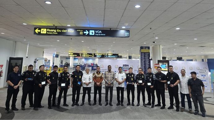 Imigrasi di Bandara Kualanamu <b>(Imigrasi/ NTVNews.id)</b>