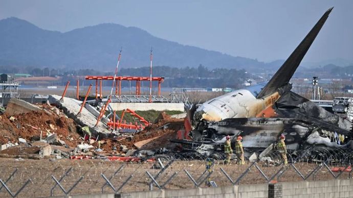 Kecelakaan Jeju Air di Korea Selatan.