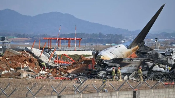 Kecelakaan pesawat Jeju Air di Korea Selatan. 