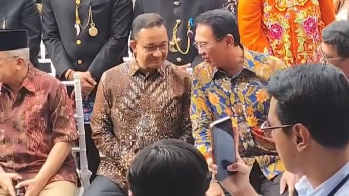 Ahok dan Anies. (Instagram) 