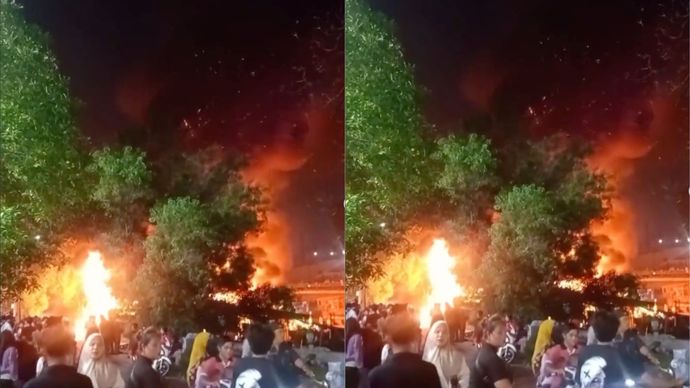 Kebakaran di Cilincing Jakut