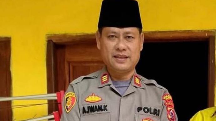 Kapolsek Cinangka AKP Asep Iwan. (Instagram) 