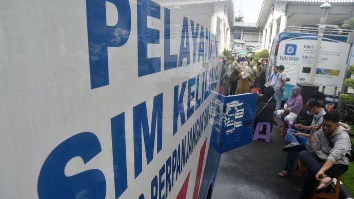 SIM keliling. (Foto: Istimewa/Antara) 