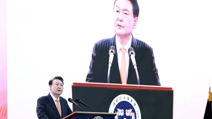 Presiden Korea Selatan Yoon Suk Yeol. 