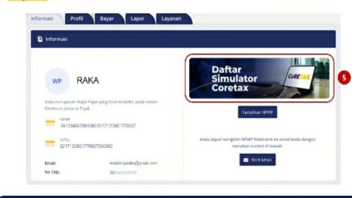 Smulator coretax bertujuan untuk memfasilitasi wajib pajak dalam memahami berbagai fitur coretax dengan lebih baik.