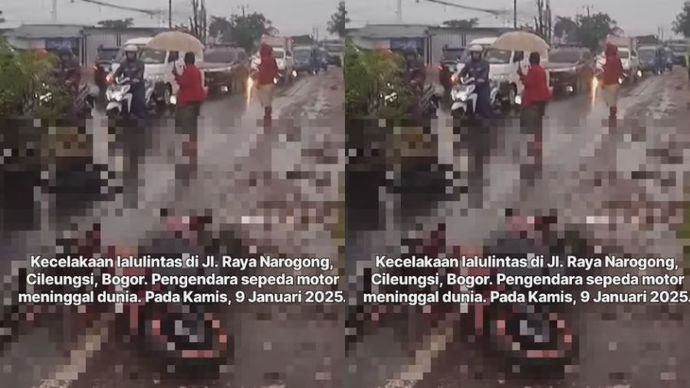 Sebuah kecelakaan lalu lintas tragis terjadi di Jalan Raya Narogong, Cileungsi, Bogor, pada Kamis pagi, 9 Januari 2025.