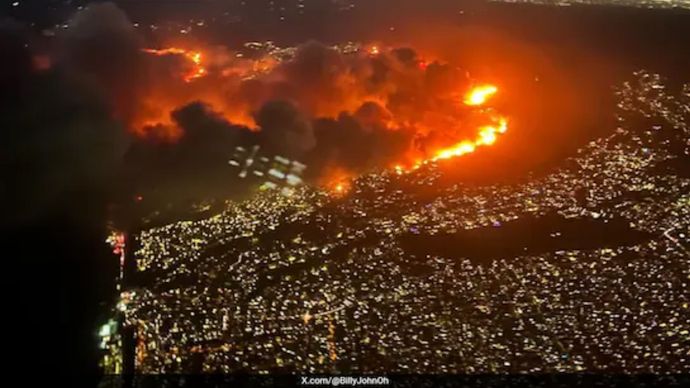 Kebakaran di Los Angeles