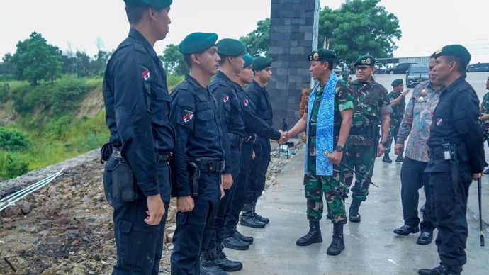 Pangkostrad dan Pj Bupati Bekasi resmikan Pembangunan Yontaipur Kostrad <b>(Dok: NTVNews.id)</b>