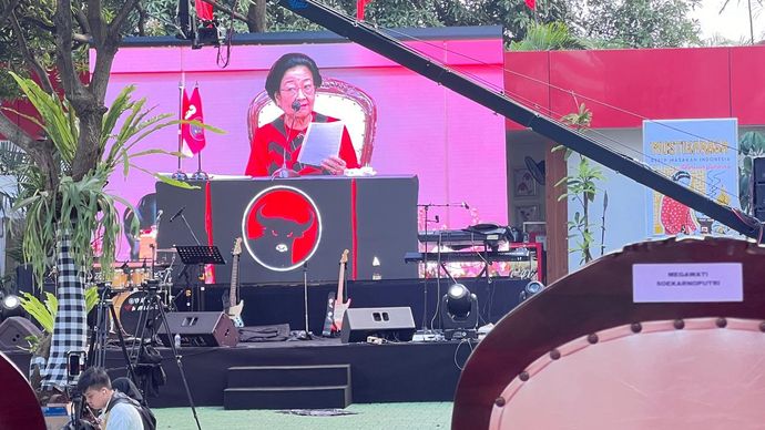 Ketua Umum PDI Perjuangan Megawati Soekarnoputri. (NTVNews.id) 