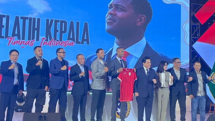 Perkenalan pelatih baru Timnas Indonesia, Patrick Kluivert. 