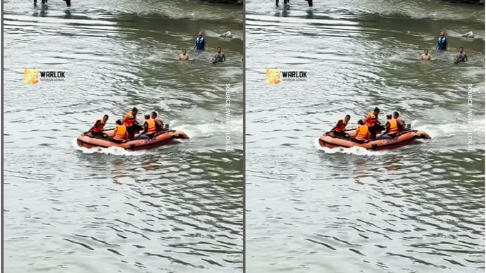 seorang anak tenggelam di sungai Batang