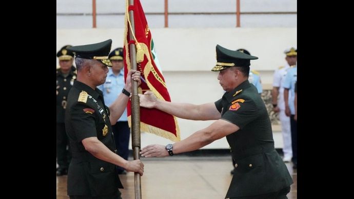 Kasum TNI Letjen Richard Tampubolon (kiri). (Puspen TNI)