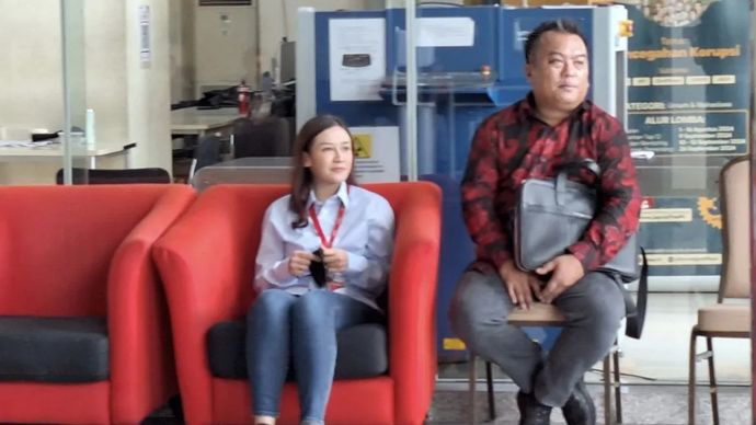 Anggota DPR RI Maria Lestari memenuhi panggilan KPK. (Antara) 