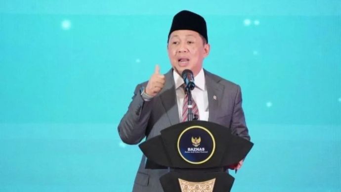 Arsip foto - Wakil Menteri Luar Negeri (Wamenlu) RI Anis Matta dalam acara Baznas International Forum (BIF) yang bertema 'Humanitarian Solidarity for Palestine and The Islamic World' di Jakarta, Selasa (19/11/2024). 