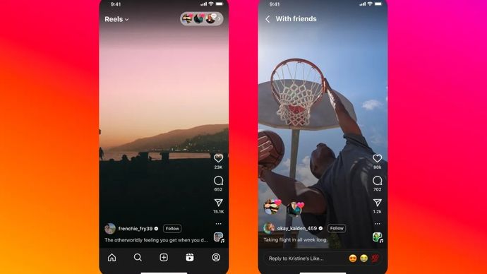 Instagram meluncurkan dua fitur baru untuk Reels, versi mereka dari TikTok. (Foto: GSM Arena)