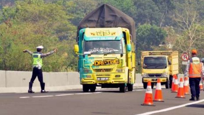 Pembatasan angkutan barang diruas jalan tol menyambut libur panjang Isra Mikraj dan Imlek/Ist