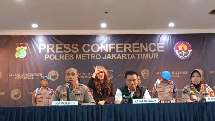 Kapolres Metro Jakarta Timur Komisaris Besar Polisi Nicolas Ary Lilipaly di Polres Metro Jakarta Timur, Selasa (21/1/2025). 