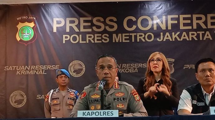 Kapolres Metro Jakarta Timur Komisaris Besar Polisi Nicolas Ary Lilipaly di Polres Metro Jakarta Timur, Selasa 21 Januari 2025.