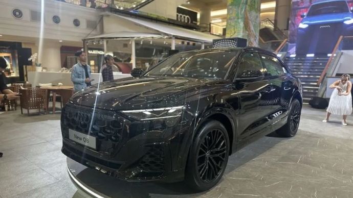 The New Audi Q8 diluncurkan di Jakarta, Selasa (21/1/2025). (Foto: ANTARA/Pamela Sakina) 