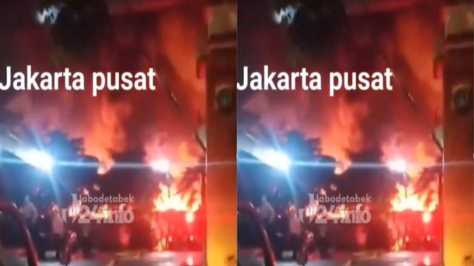 kebakaran di kemayoran