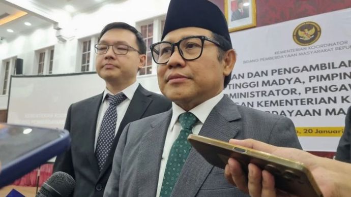 Menteri Koordinator Bidang Pemberdayaan Masyarakat Muhaimin Iskandar. 